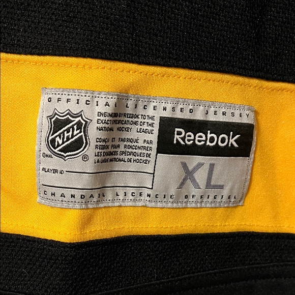 Reebok Black and Yellow Boston Bruins Jersey - Picture 2 of 9
